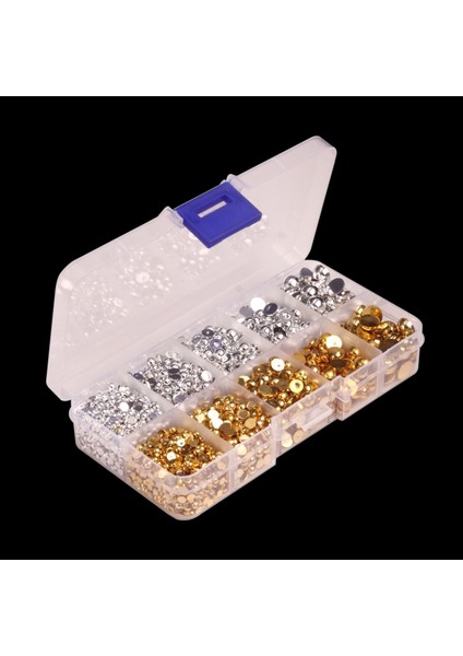 Dıy Telefon Tırnak Yüz Sanatı Için 1 Kutu Abs Yarım Yuvarlak Flatback Inci Boncuk, Karışık Boyutlar 3/4/5/6/8 mm (Altın, Gümüş) (Yurt Dışından) fırsatları