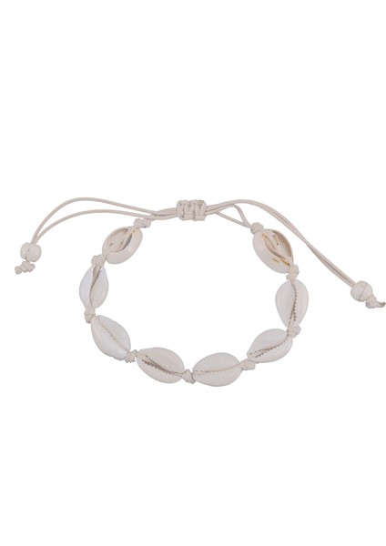 Halhal Kadınlar Için Kabuk Ayak Takısı Yaz Plaj Bilezik Ayak Bileği Bacak Kayışı Bohemian Aksesuarları Beyaz (Yurt Dışından)