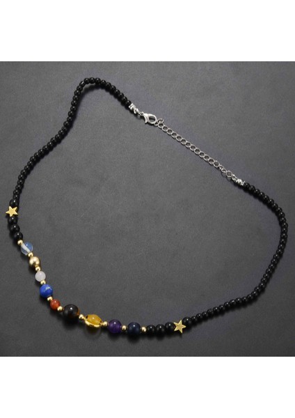 Evren Gezegen Galaxy Kolye Zinciri El Yapımı Vintage Takı Kolye Yaka Kolye Kadınlar Için Noel Hediyesi (Yurt Dışından) fırsatları