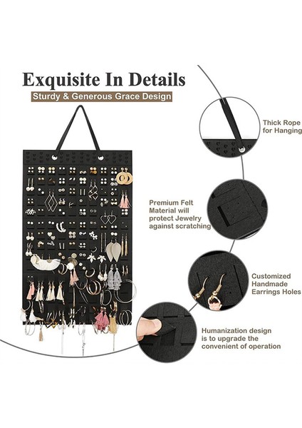 Asılı Takı Düzenleyici, Katlanabilir Küpe Tutucu, Kızlar ve Kadınlar Için 300 Çifte Kadar Tutabilir, Kırmızı (Yurt Dışından) fırsatları