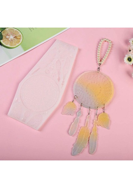 Silikon Reçine Kalıpları Dream Catcher Döküm Kristal Epoksi Dıy Takı Kolye El Sanatları Yapımı Için (Yurt Dışından) modelleri
