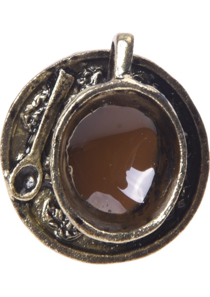 Metal Retro Kahve Çay Bardağı Parmak Yüzük Ayarlanabilir Moda (Yurt Dışından)