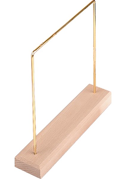 Ahşap Metal Küpe Ekran Tutucu Zincir Kolye Kolye Standı Takı Vitrini (Yurt Dışından)