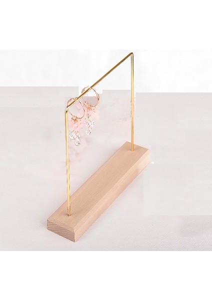 Ahşap Metal Küpe Ekran Tutucu Zincir Kolye Kolye Standı Takı Vitrini (Yurt Dışından) fiyatları