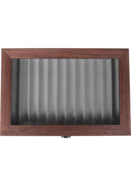 23 Izgara Ceviz Kalem Saklama Kutusu Lüks 2 Katmanlı Ekran Organizatör Şeffaf Pencere Çeşme Kutusu Kalem Koleksiyonu (Yurt Dışından) fırsatları