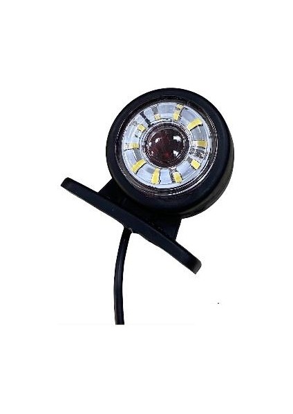 12V-24V Takoz Lambası Dönerli (10 Ledli) Kırmızı-Beyaz