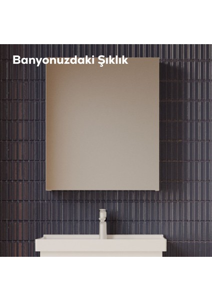 D20 60 cm Beyaz Aynalı Dolap Melamin Gövde modelleri