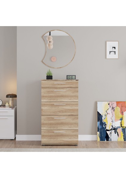 Sephia Yemek Odası Aynası Hilal - Tori 67 x 2 x 72 cm