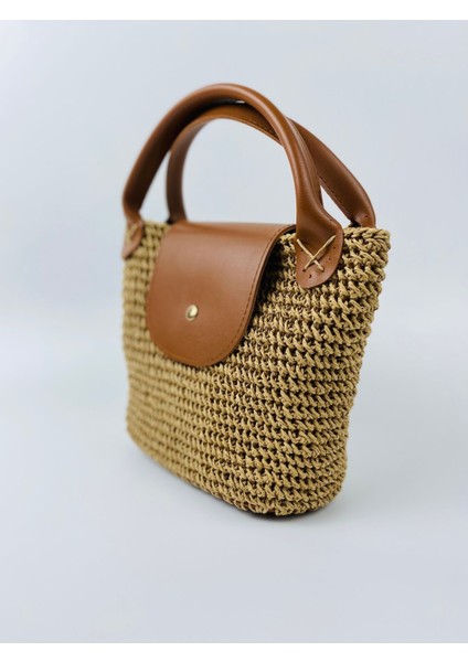 Longchamp Kağıt Ipten Yapılmış Kadın El Çantası En 26 Uzunluk 18 fiyatları