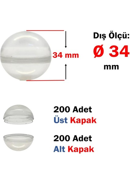 34 mm Boş Çekiliş Küre Topları 200 Adet modelleri