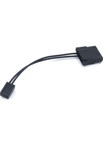 10 Adet Ide'den 3 Pinli Fan Güç Kablosu Molex D Fişi Güçten 3 Pinli Konnektör Bilgisayar Pc Soğutma Dönüştürücü Kablosu (Yurt Dışından)