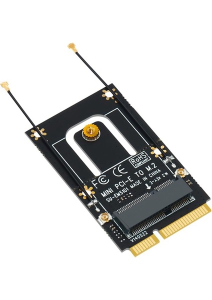 M.2 Ngff Mini Pcı-E Adaptörü Dönüştürücü Genişletme Kartı M2 Anahtar Ngff E Arayüzü M2 Kablosuz Bluetooth Wifi Modülü (Yurt Dışından)