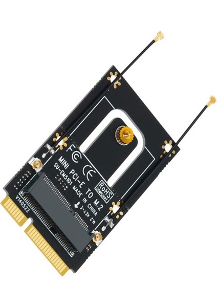 M.2 Ngff Mini Pcı-E Adaptörü Dönüştürücü Genişletme Kartı M2 Anahtar Ngff E Arayüzü M2 Kablosuz Bluetooth Wifi Modülü (Yurt Dışından)