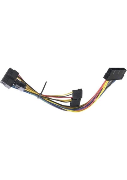 Atx 24PIN'DEN 18PIN'E ve Çift Ide Molex'ten 6pin'e Dönüştürücü Adaptör Güç Kablosu Kordonu Hp Z600 Iş Istasyonu Anakartı 18AWG (Yurt Dışından)