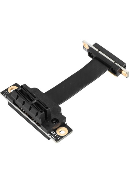 Pcıe X1 Yükseltme Kablosu Çift 90 Derece Sağ Açı Pcıe 3.0 X1 - X1 Uzatma Kablosu 8 Gbps Pcı Express 1x Yükseltme Kartı - 5 cm (Yurt Dışından)