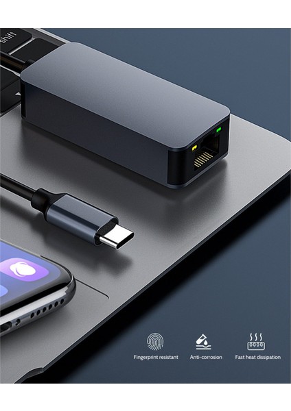 2.5g Ethernet Adaptörü Ağ Kartı Kablosu Dönüştürücü Tip C'den RJ45 Gigabit Ağ Kartı Sürücüsüz (Yurt Dışından) fiyatları