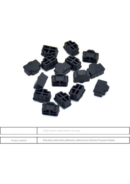 RJ45 Silikon Toz Fişi Toz Kapağı Toz Kapağı Yönlendirici Anahtarı Ağ Kablosu Arayüzü Bilgisayar Ağ Kablosu Toz Kapağı (Yurt Dışından) fırsatları