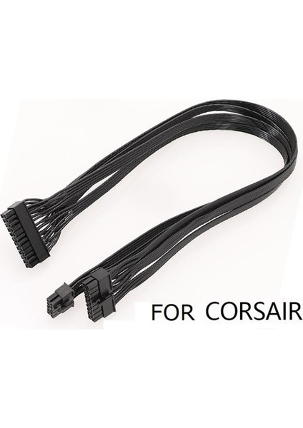 18+10-Pin'den 24-Pin'e Atx Güç Kaynağı Kablosu Corsaır Rmx Serisi RM1000X/RM850X/RM750X/RM650X Için Modüler Psu Güç Kablosu (Yurt Dışından)
