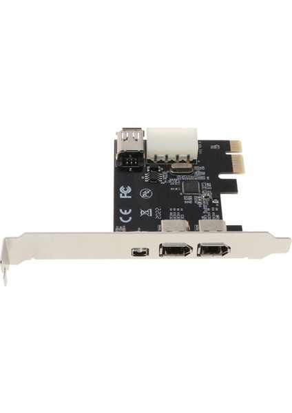 Pcı-E 1x Ieee 1394A 4 Port(3+1) Firewire Kart Adaptörü Masaüstü Bilgisayar Için 6 Pin'den 4 Pin'e 1394 Kablolu Pcıe 1394A Dönüştürücü (Yurt Dışından)