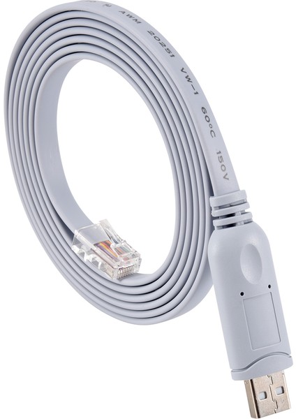 Cisco USB Konsol Kablosu Ftdı 744664241835 Için Usb'den RJ45'E (Yurt Dışından)