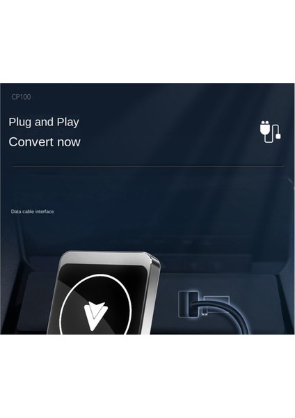2'si 1 Arada Kablosuz Carplay Android Adaptörü Kablosuz Adaptör Araba Adaptörü Kablolu Android Auto'yu Kablosuz Kutuya Dönüştürün (Yurt Dışından)