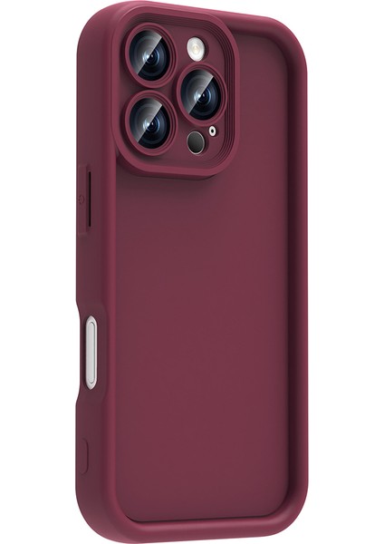 iPhone 16 Pro Max Kılıf Kamera Korumalı Alt Ananas Kapak - Siyah