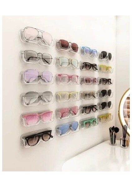 Kendinden Yapışkanlı Şeffaf Gözlük Standı fiyatları