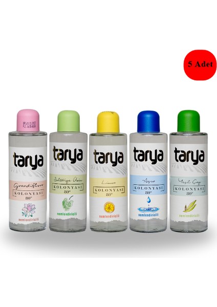 Karma Kolonya Set Nemlendirici 250 ml Cam 5 Adet