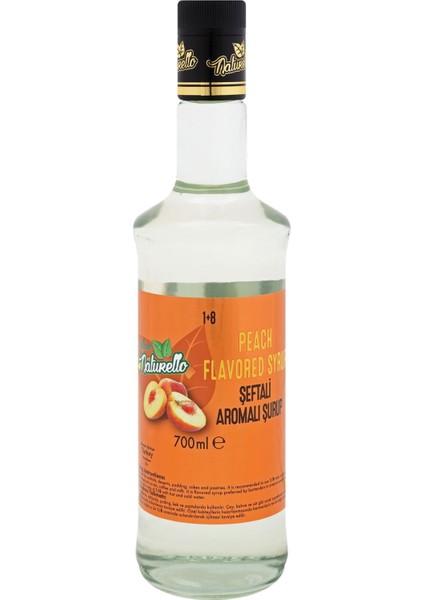 Naturello Şeftali Aromalı Şurup 700 ml