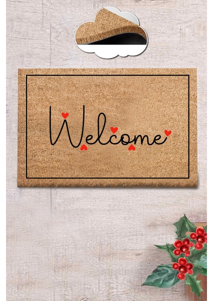 Coco Mortise 40 x 60 cm Kıl Paspas , Iç ve Dış Kapı Paspası