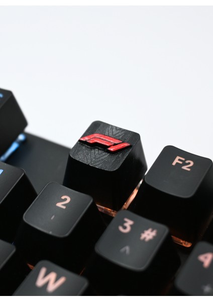 F1 Keycap – Tekli Tuş Başlığı, Premium Pla Özel Tasarım Mekanik Klavye Tuşları