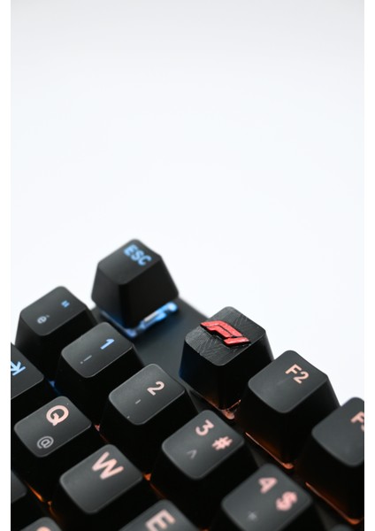 F1 Keycap – Tekli Tuş Başlığı, Premium Pla Özel Tasarım Mekanik Klavye Tuşları