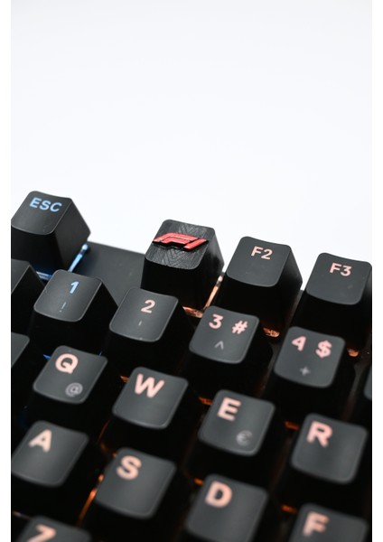 F1 Keycap – Tekli Tuş Başlığı, Premium Pla Özel Tasarım Mekanik Klavye Tuşları