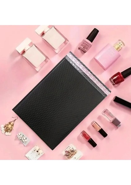 Ozn Aksesuar Bantlı Siyah Patpatlı Balonlu Kargo Poşeti E Ticaret Poşeti 50 Adet 33X40+4 fırsatları