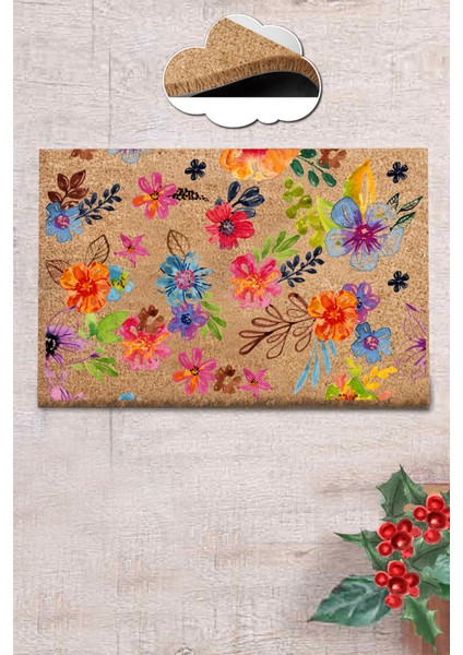 Coco Caoine 40 x 60 cm Kıl Paspas , Iç ve Dış Kapı Paspası