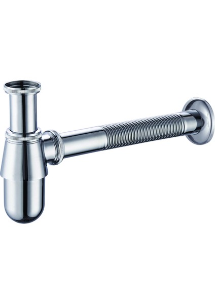 Lavabo Sifon 33CM Metal Körüklü