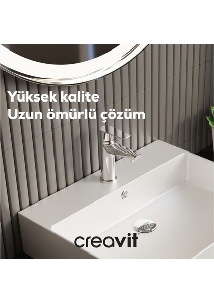 Lavabo Sifon 33CM Metal Körüklü modelleri
