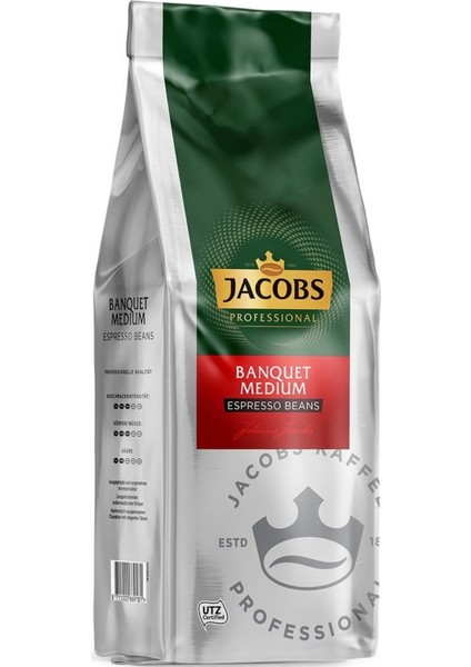 Medium Çekirdek Kahve 1kg (Espresso Beans) & Kaffeeplus Süt Tozu 1kg (Karma 8 Li Set)