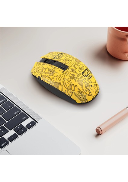 T3- 5.1 Bluetooth & Wireless 2,4ghz Kablosuz Mouse