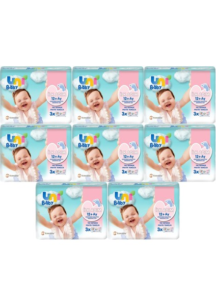 Islak Havlu Mendil İlk Adım 52 Yaprak (24 Lü Set) 1248 Yaprak (8pk*3)