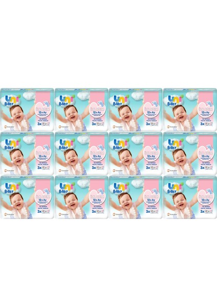 Islak Havlu Mendil Ilk Adım 52 Yaprak (36 Lı Set) 1872 Yaprak (12PK*3)
