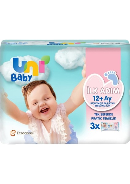 Islak Havlu Mendil Ilk Adım 52 Yaprak (48 Li Set) 2496 Yaprak (16PK*3)