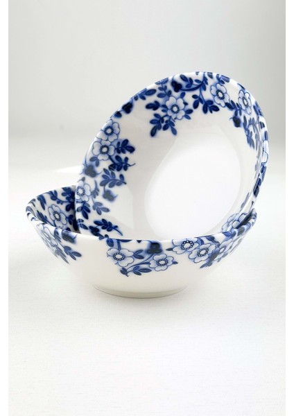 Blue Blanc Porselen Ikili Kase