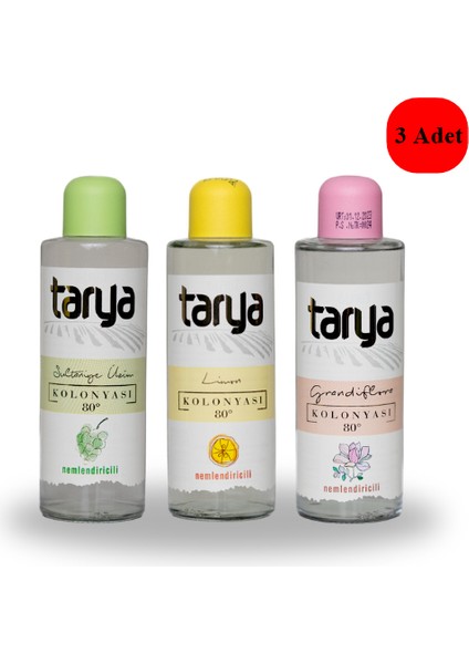 Sultaniye Üzüm Limon Grandiflore Kolonyası Nemlendirici 250 ml Cam