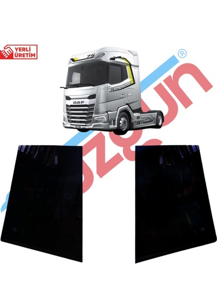 Yan Yatak Pleksi Daf Xf 105-480-530 2024>CAM Görünümlü Pleksi Malzeme Parlak 4mm Araca Özel modelleri