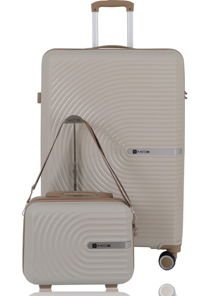 Polipropilen 2'li Valiz Seti Büyük & Makyaj V374