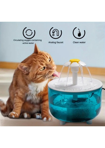 Cat It Flower 3 Fonksiyonlu Çiçekli Kedi Su Pınarı fırsatları