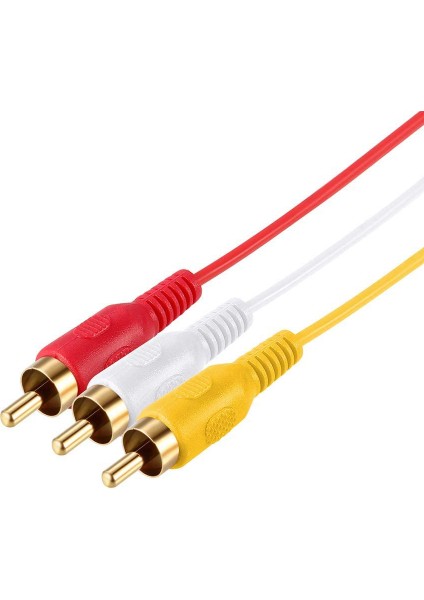 HDMI Rca Kablosu 1080 P HDMI Erkek 3 Rca S-Video Av Ses Kablosu Kablosu Adaptörü Tv Hdtv DVD Için (Yurt Dışından)