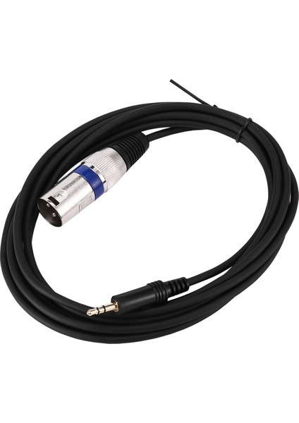 3 Metre 3.5mm Stereo Jak Fişi 3 Pin Xlr Erkek Kablo Mikrofon Ses Kaydı (Yurt Dışından)