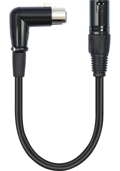 Xlr Kablo Sağ Açı Dişi Xlr Erkek Dengeli 3 Pın Mikrofon Kablosu Mikserler Hoparlör Sistemleri Için (Yurt Dışından)